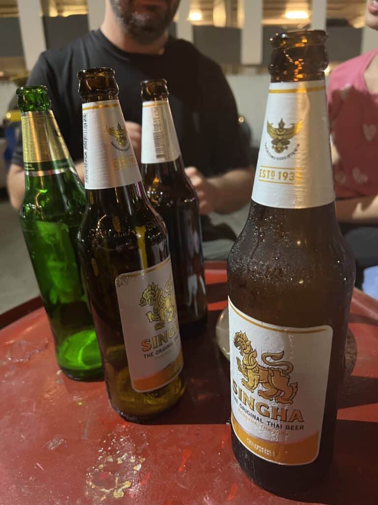 Singha Beer, una de las más populares en Tailandia Singha Beer, una de las más populares en Tailandia