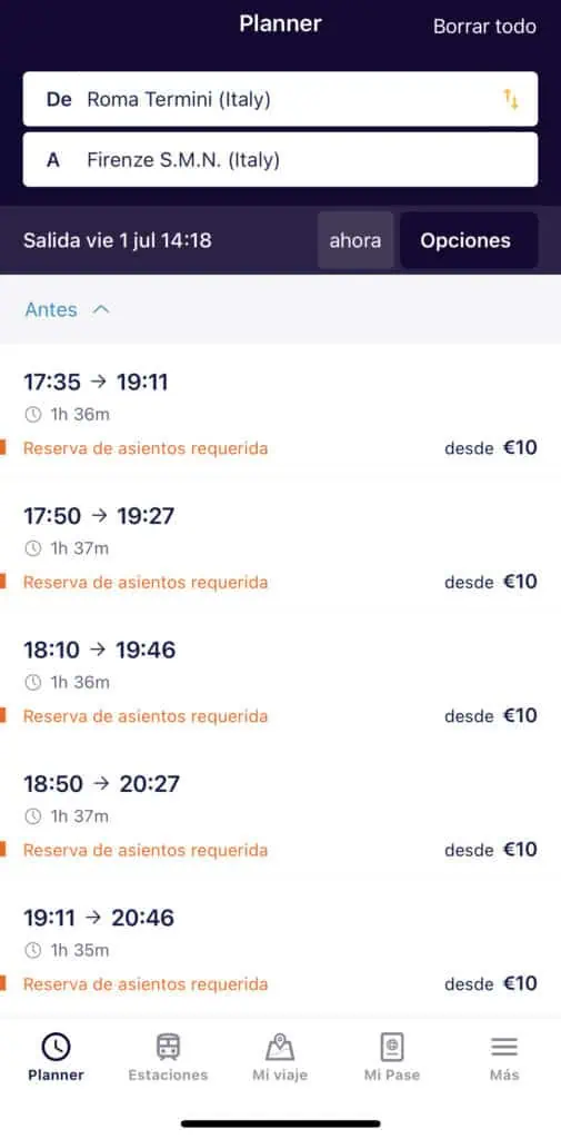Búsqueda de ruta más conveniente
